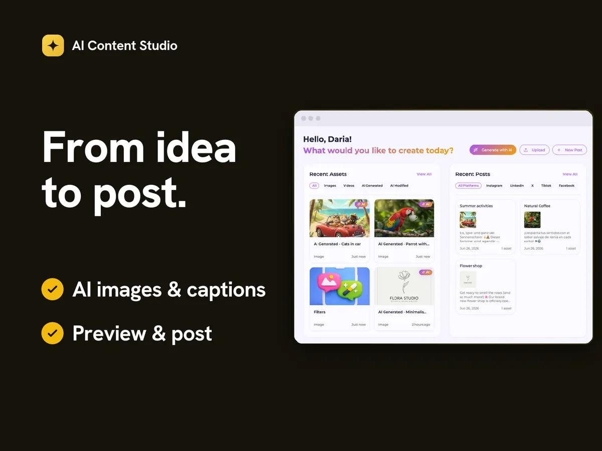 AI Content Studio