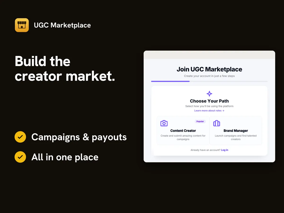 UGC Marketplace