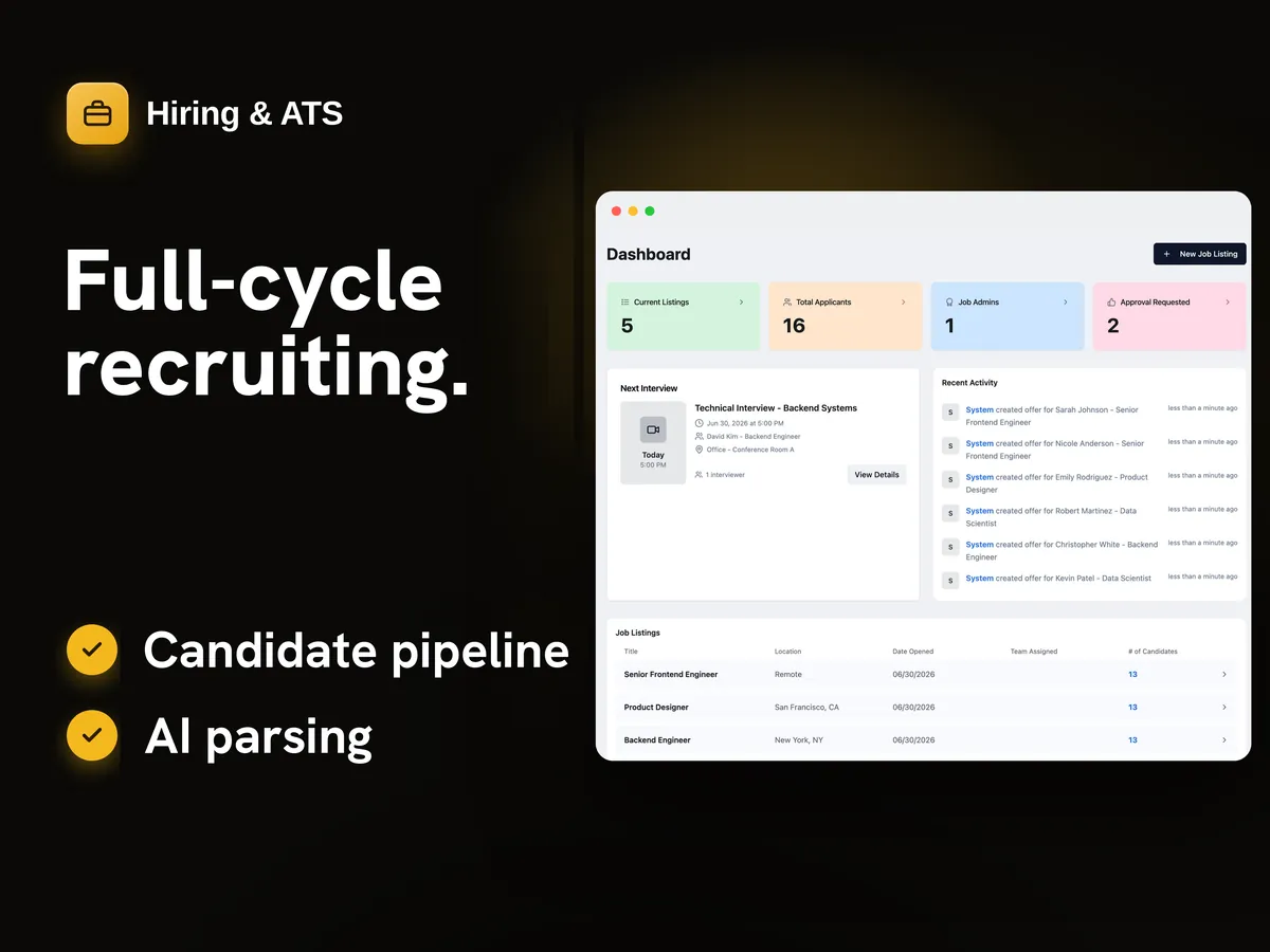 Hiring & ATS