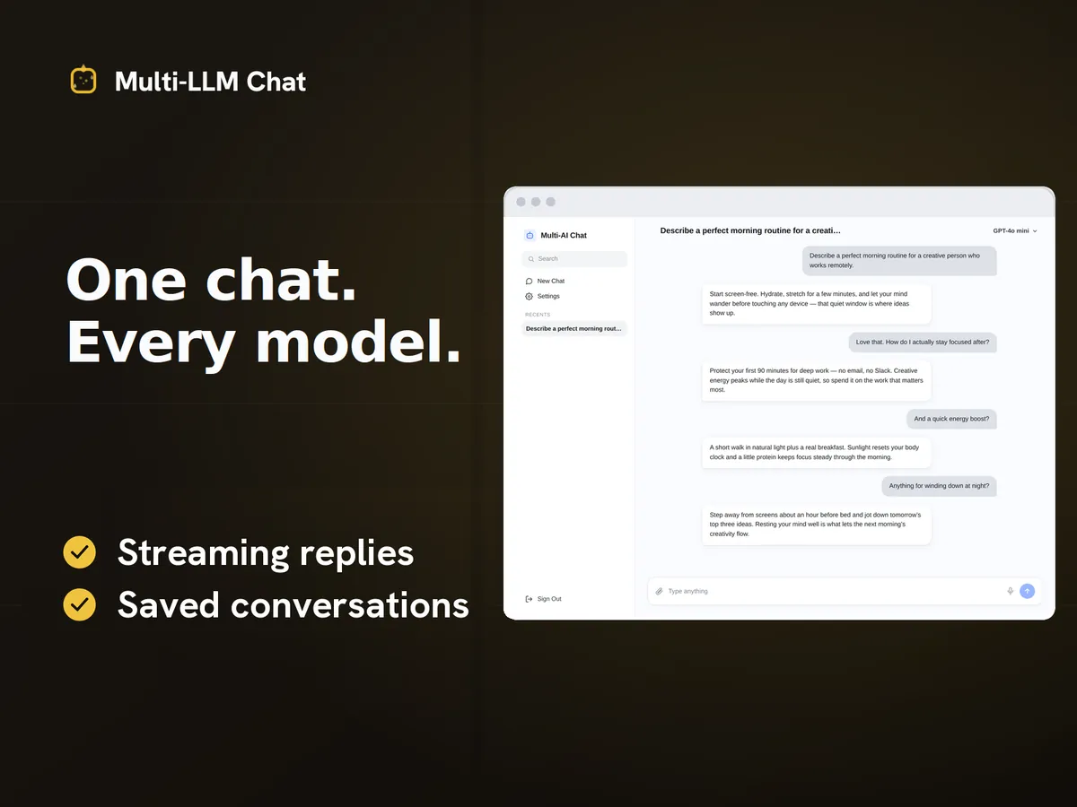 Multi-LLM Chat