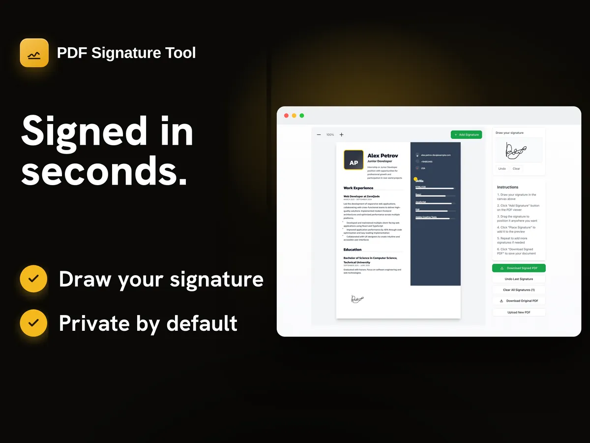PDF Signature Tool