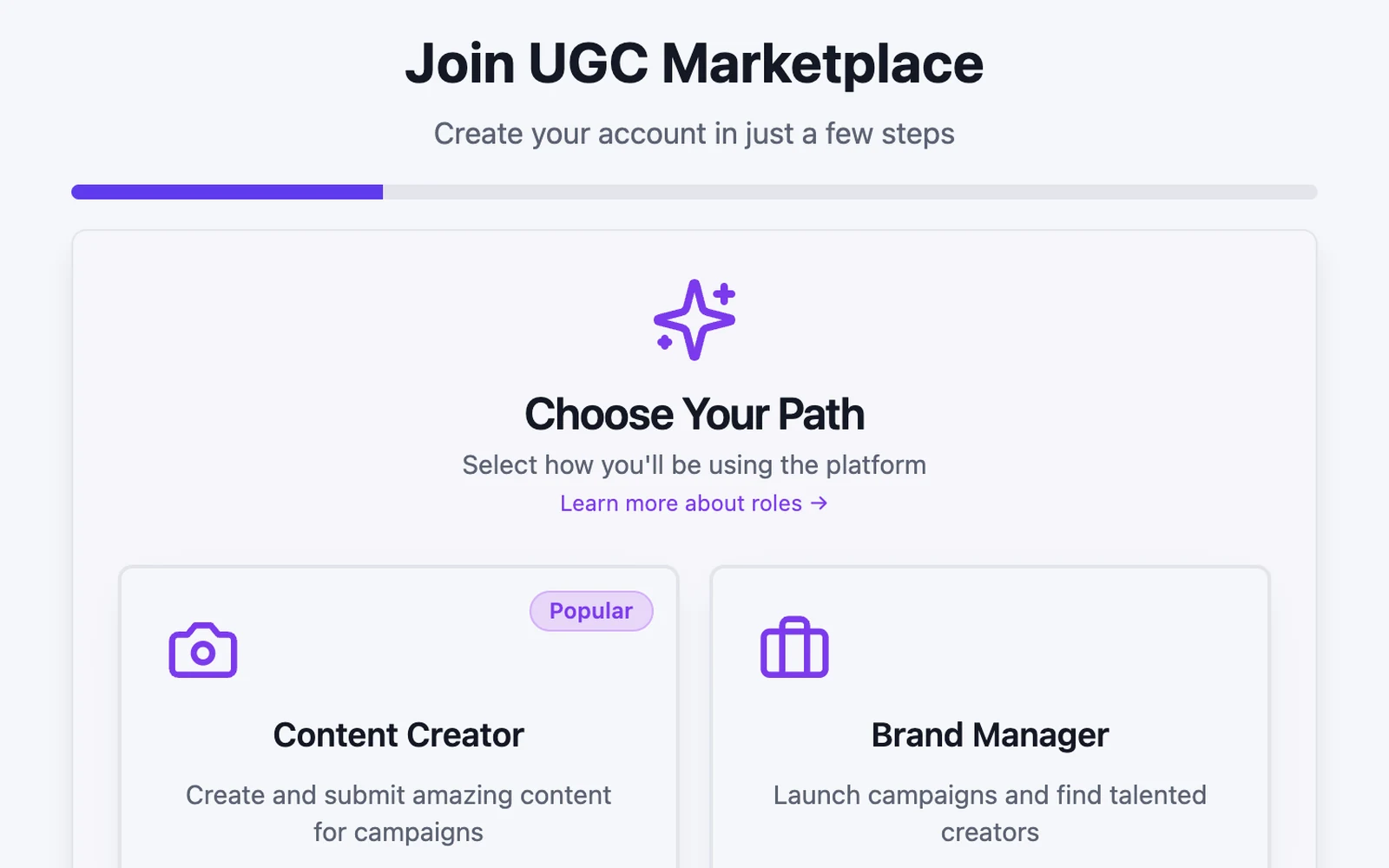 Creator Marketplace like Fiverr — app screenshot